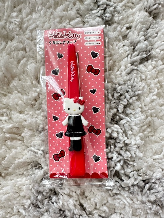 Japan Sanrio NIC Hello Kitty pearl necklace Side Hair Clip main image 4